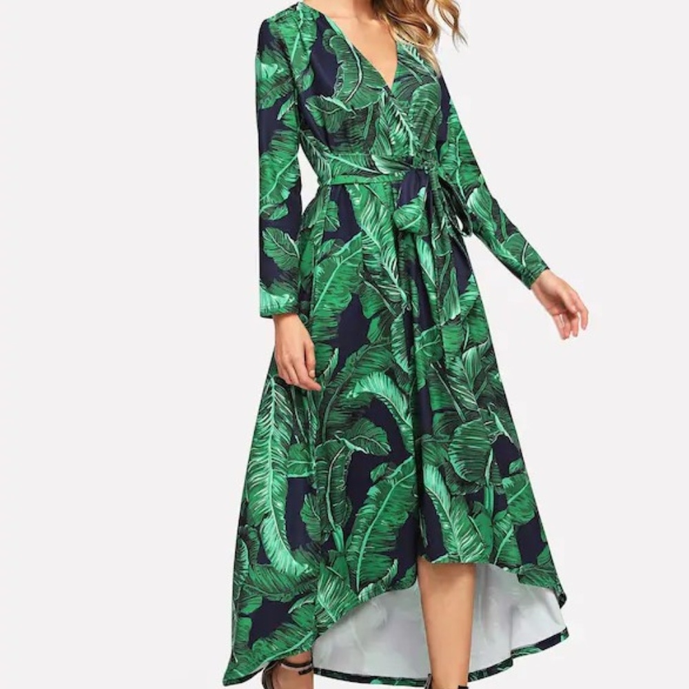 Palm Leaf Dress